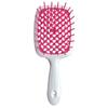 Hair Brush White with Fuchsia Superbrush