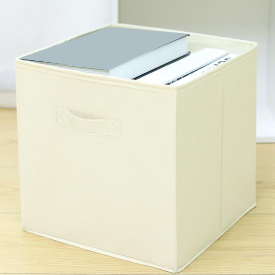 Fabric Storage Cube with Handle Large Capacity Easy Access Foldable Heavy-Duty Toys Clothes
