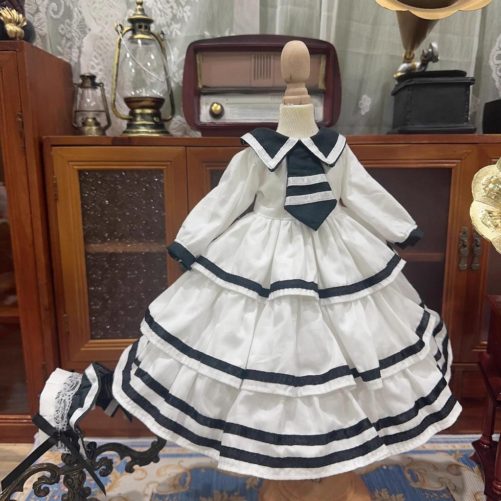 HAMRETHYPPZ 14 16 13 BJD Ball Jointed Doll Dress Doll Costume Doll Maid Clothes Ball Jointed Doll Dress Up Doll Dress Princess Dress, White Princess