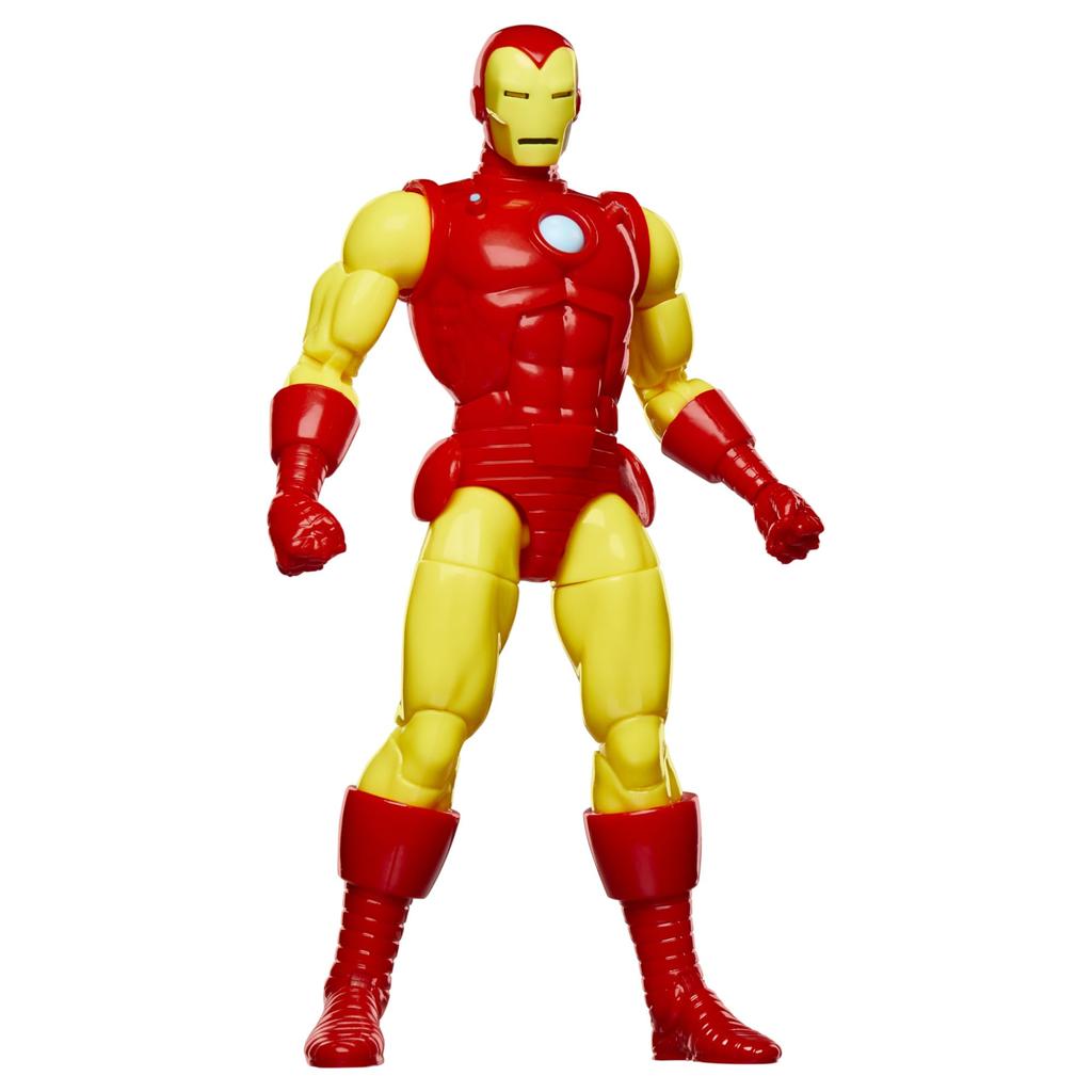 Hasbro MARVEL Marvel Legends Series Iron Avengers Retro Marvel Comics Secret Wars Collectible 6 Inch Action Figure Shield Included G0780 Genuine
