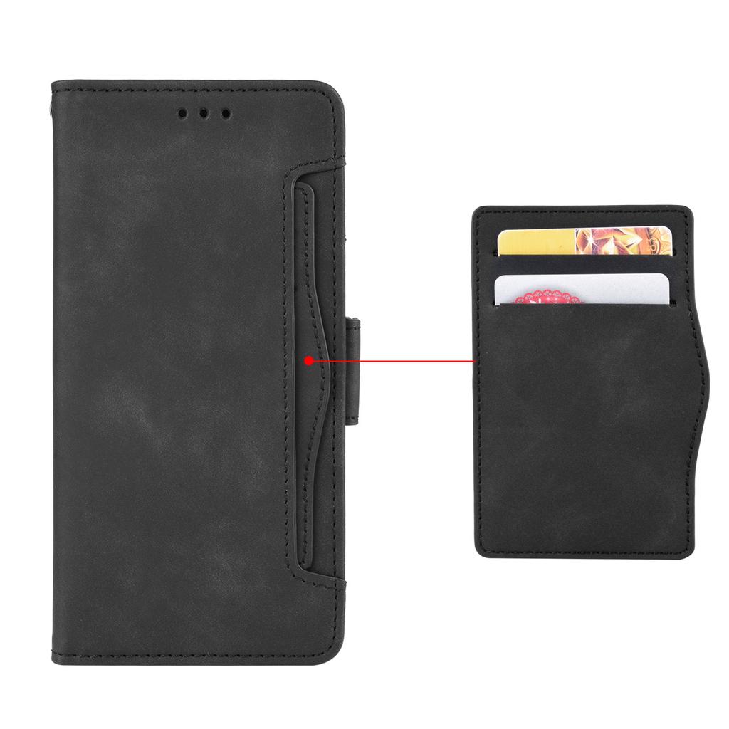 For Motorola Moto G Stylus 5G (2025)/Motorola Edge 60 Stylus 5G Leather Case Phone Wallet Cover with Multiple Card Slots