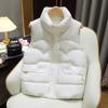 Down Cotton Vest Women Autumn Winter Stand Collar All-Match Warm Sleeveless Waistcoat Jacket Ladies Female Tops