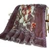 Winter Blanket Bed Soft Coral Flannel Flannel Blanket Faux Fur Mink Solid Color Sofa Cover Bed Cover Plus Velvet Breathable Sheet