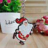 Christmas Keychain Christmas Decoration Santa Claus Elk Snowman Keychain New Year Decoration 2021 Children's Gift Key Ring Chris