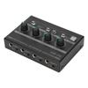 AMP?14II 4 Channel Headphone Amplifier Compact 4 Way Stereo Headphone Amplifier with 12V 2A Adaptor