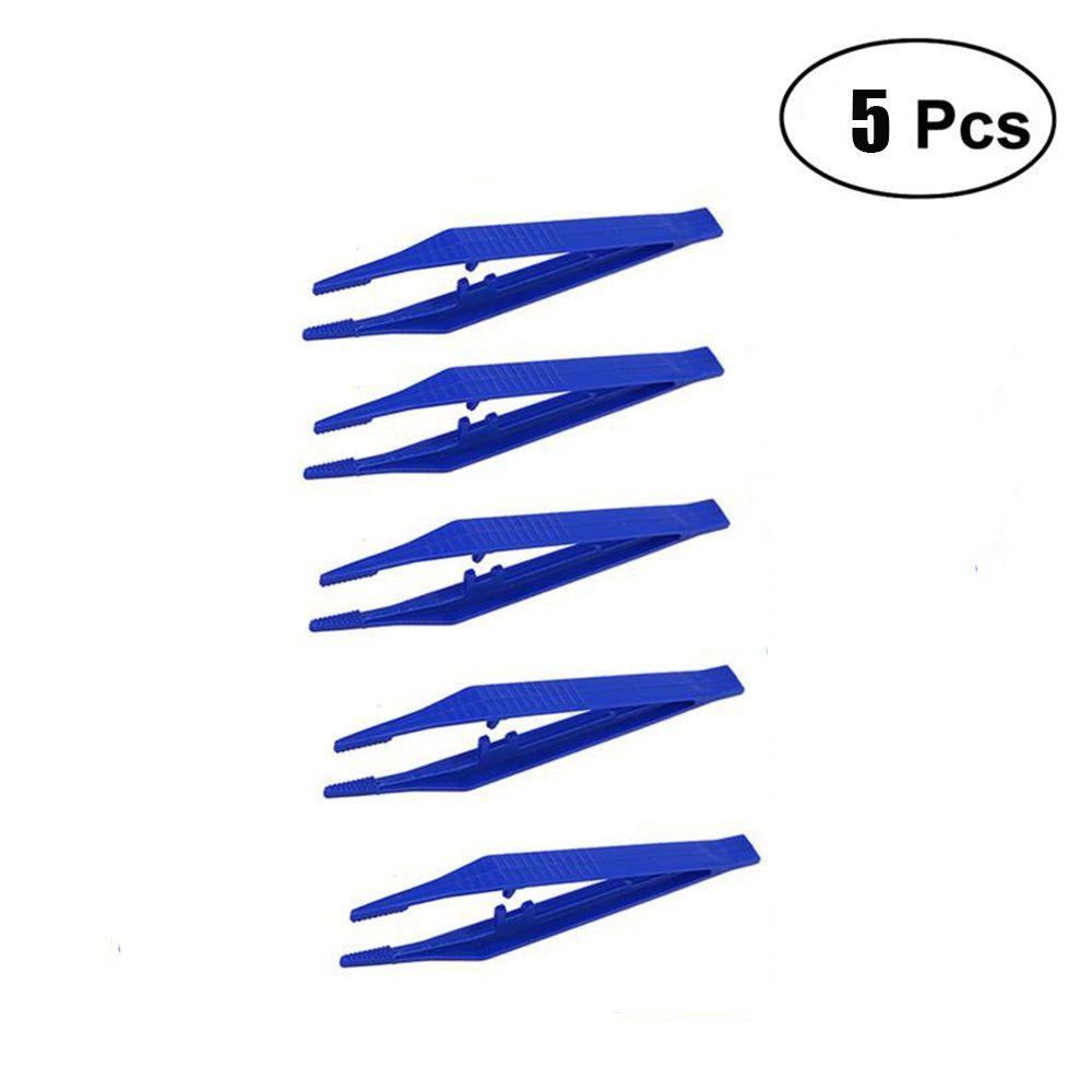Beads Tools DIY Jewelry Making Hand Tool Set Forceps for Crafts Plastic Tweezer Kit Repair Tweezers