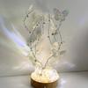DIY Butterfly Night Light Set Handmade LED Light-up Butterfly Table Lamp for