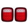 2pcs LED Tail Lights Rear Brake Lamps Stop Reverse Fit for Jeep Wrangler CJ 76?06