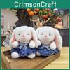 Strap Rabbit Skirt Plush Toy With Bowknot Doll Childrens Toy Gift Holiday