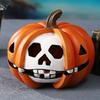 Realistic Halloween Pumpkin Figurine Resin Mini Halloween Ornaments Halloween Party