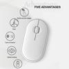 New Pebble Mute Mouse M350 Bluetooth Dual Mode Wireless Mouse 2.4GHz Office Mouse Multiple Styles To Choose From