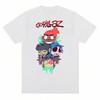 Music Band Gorillazs Punk Rock Print T Shirt 90s Casual Fashion Short Sleeve Plus Size T Shirt Unisex