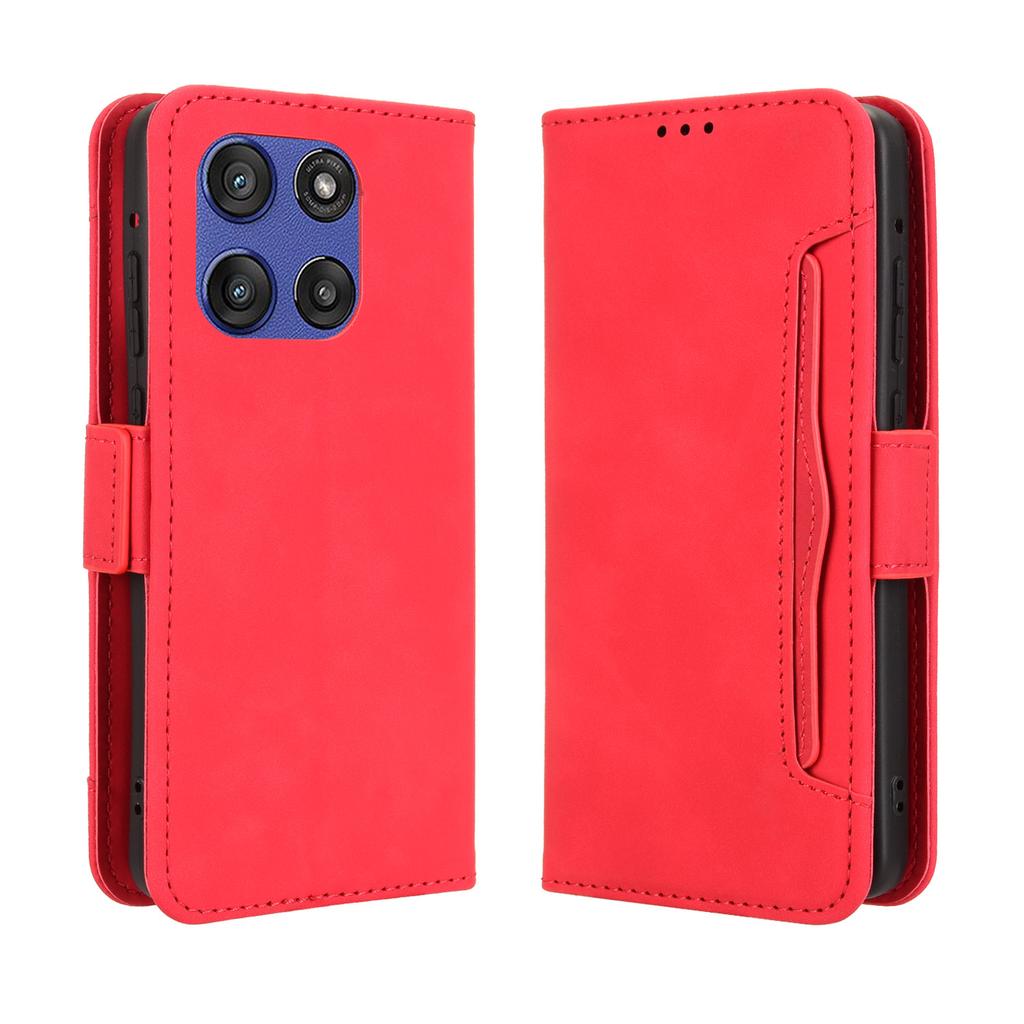 For Motorola Moto G Stylus 5G (2025)/Motorola Edge 60 Stylus 5G Leather Case Phone Wallet Cover with Multiple Card Slots