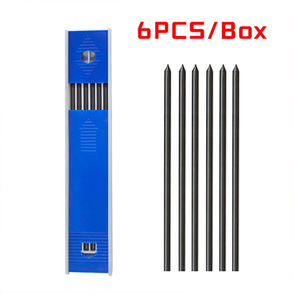 6 Boxes Graphite Mechanical Pencil Lead Mechanical Pencil Refill  Students