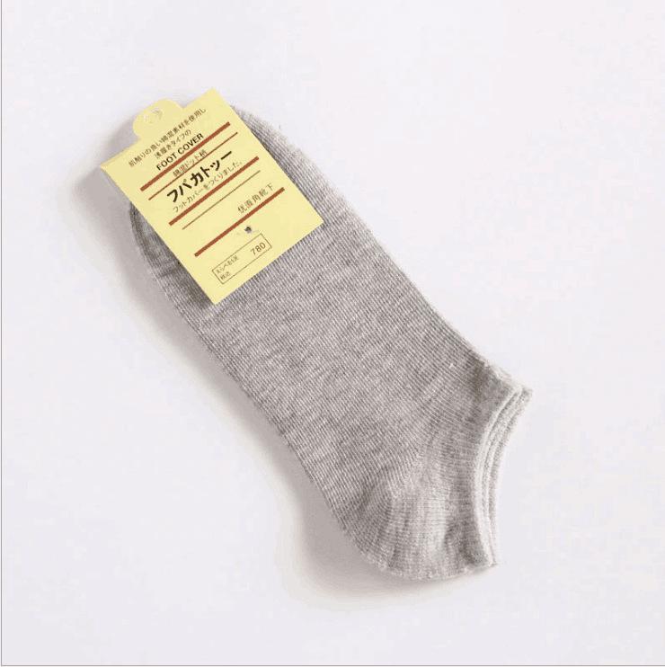 New Women's Autumn Candy Color Cotton Boat Socks - Breathable, Short Style