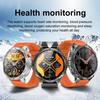 2025 New Military Smart Watch Men 730mAh Large Battery Flashlight AMOLED HD Display 3ATM Waterproof Outdoor Sports Smartwatch