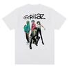 Music Band Gorillazs Punk Rock Print T Shirt 90s Casual Fashion Short Sleeve Plus Size T Shirt Unisex