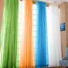 30% Shading Sheer Curtains for Living Room Window Transparent Voile Tulle Curtain Colourful Wedding Drapes Home Decor High Quality