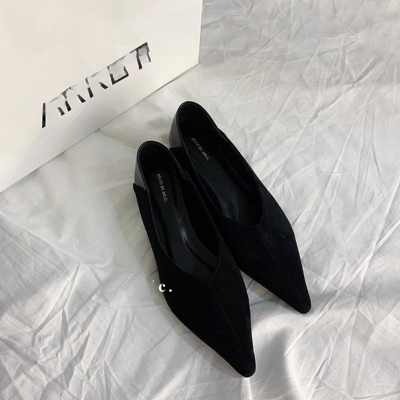 Fashion New Fashion Ballet Flats for Womens Comfort Soft Slip On Flat Pointed Shoes Women's Casual Low Heels Barefoot Elegant Sneakers