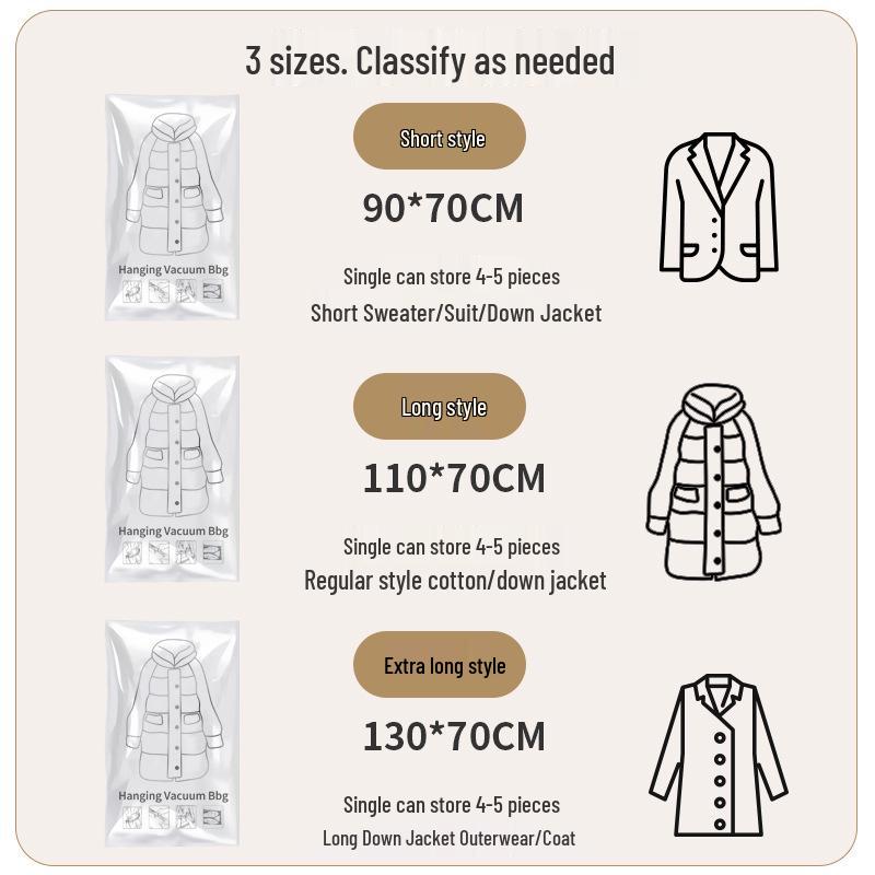 Thickened Vacuum Storage Bag for Clothing & Quilts