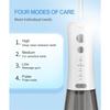 Water Flosser Water Pulse Dental Portable Tooth Cleaner 350ml 4 Modes Rechargeable IPX7 Waterproof High Pressure Oral Irrigator