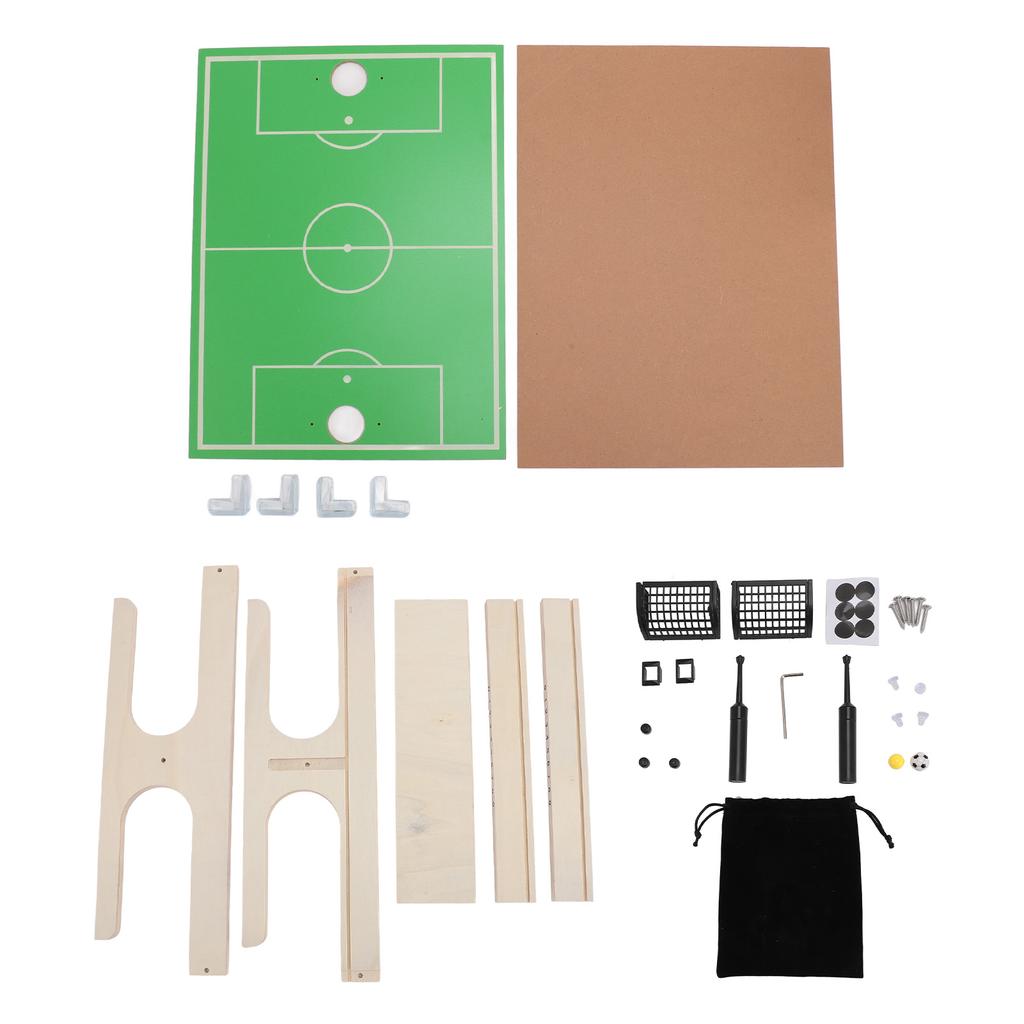 Tabletop Football Game Portable Birch Wood Interactive Magnet Soccer Game for Friends Family