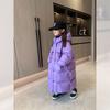 Girl's Clothing Winter Down Cotton Jacket Warm Children Thick Cotton Jacket Winter Lengthened Thickened Coat
