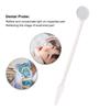 3PCS Professional Stainless Steel Dental Instrument Probe Set Dentist Dental Mouth Mirror and Sickle Scaler Hygiene Cleaning Kit