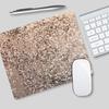 Flexible Mouse Cushion Premium Smooth Surface Non-slip Glass Texture Mat Table Decor
