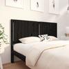 VidaXL Headboard Black 165.5x4x100 Cm Solid Pine Wood 818884