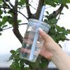 Transparent Tritan Straw Tumbler 16oz Colorful Coffee Cup with Lid Cute Leak-Proof Sippy Cup for Iced Coffee Tea Juice Milk