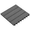 VidaXL 11x Tiles for Terrace Balcony Garden WPC Tile Bathroom 40826