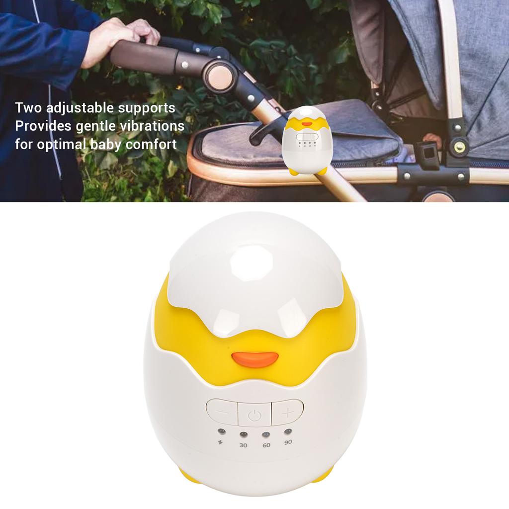 Rechargeable Stroller Rocker ABS Portable Aid Rocker Pram Crib Vibrating Bouncer Soother