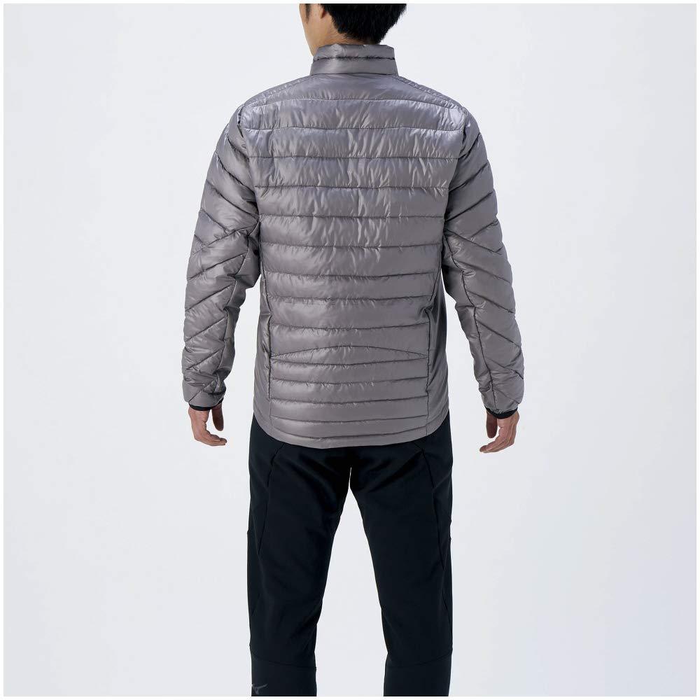 Mizuno Techfill Training Steeple Size XS Jacket, Men's, 32ME0535, Gray, (Japan XS)