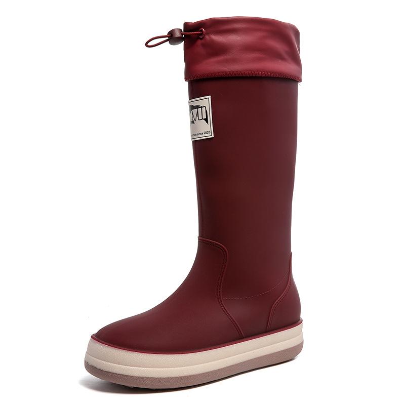New Fashion Non-Slip Rain Boots: High-Top Waterproof Boots for Women, Men, and Children