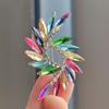 Fashion Personality Versatile Crystal Glass Brooch Pin Men'S And Women'S Clothing Accessories