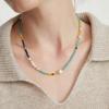 Freshwater Pearl Chain Crystal Summer Four-season Fashion Necklace