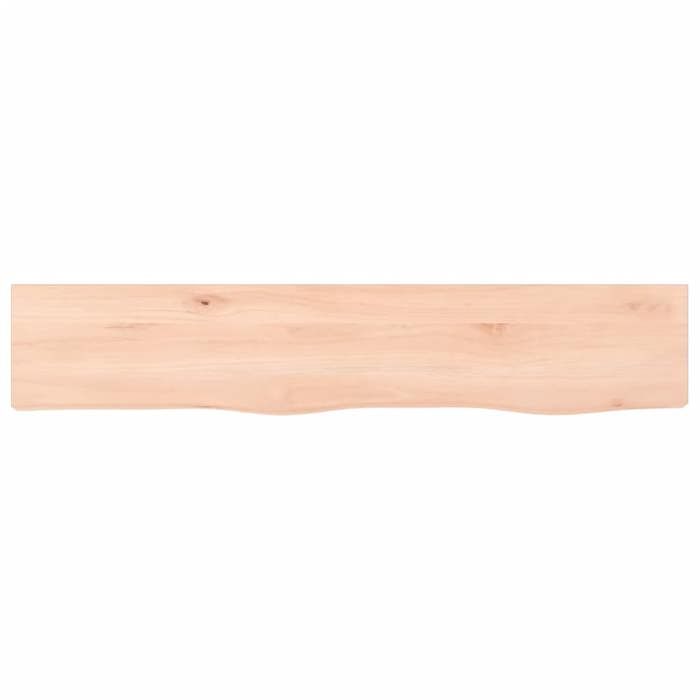 VidaXL Wall Shelf 100x20x4 Cm Solid Untreated Oak Wood 363558