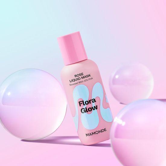 Mamonde Flora Glow Rose Liquid Mask 80ml Special (+ 25ml Cream Included)