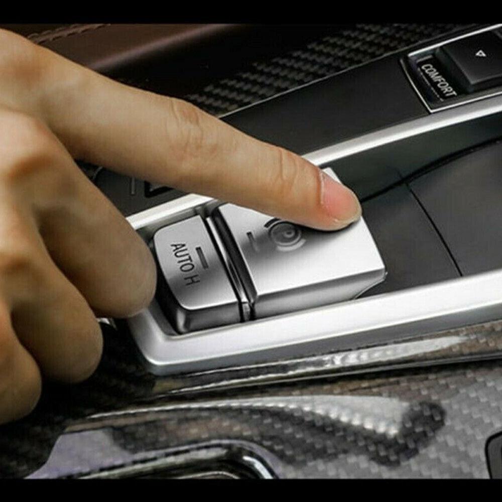 Handbrake Auto Hold Button Switch Cover Chrome Trim For BMW 5 6 7 X3 X5 X6 F10