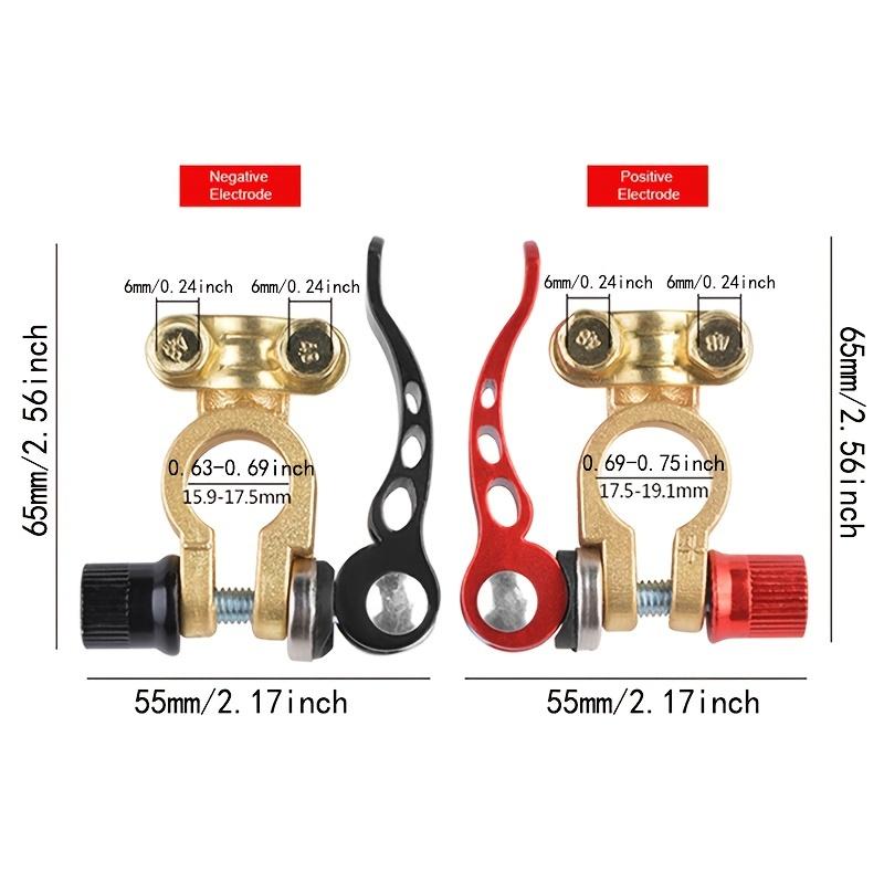 Auto Quick Disconnect Car Battery Main Cable Post Terminal Shut-off Connectors For 12v 6v 24v Boat Race Car Utv Tractor Truck
