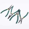 7-Inch Circlip Pliers for Shafts: Internal/External Clamping and Bending with Plastic Handles