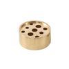 Decorative Mini Incense Holder Copper Heat-resistant Incense Base with 9 Holes Creative Sandalwood Incense Burner