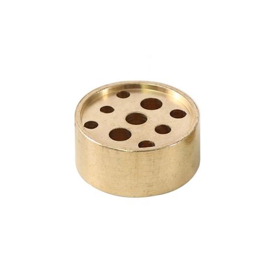 Decorative Mini Incense Holder Copper Heat-resistant Incense Base with 9 Holes Creative Sandalwood Incense Burner