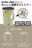 OGURA Stainless Steel Convenience Store Coffee Cup with Vacuum Lemon Design Tumbler, Lid, Insulated, Insulated, Nordic,