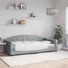 VidaXL Daybed Light Grey 90x200 Cm Fabric 354183