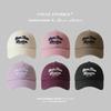 Retro Soft Top Baseball Cap Girls Summer Cotton Sun Hat Fashionable Street Shot Embroidered Baseball Cap Men