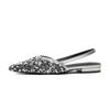 Slippers Women's Summer Shoes Sequined Pointy Flats