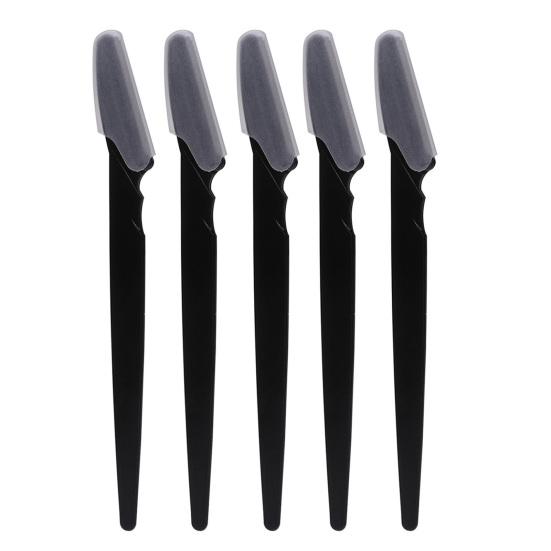 5/10Pcs Eyebrow Razor with Protective Cover Multipurpose Face Exfoliating Dermaplaning Tool Women Men Facial Eyebrow Trimmer