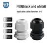 Waterproof PG9 Nylon Cable Gland Connector